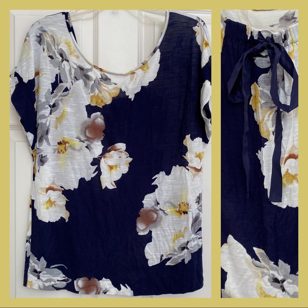 Anthropologie Deletta Floral Top